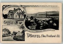 Friedland Mieroszow - Dörfel Florian Neumanns Krämerei Bäckerei Fabrik H. Pollaks Söhne