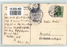 Gumbinnen Gussew 1906 - Insterburger Straße mit Post