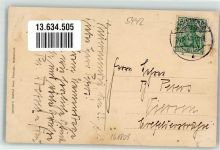 56743 W5442 Niedermendig , Kr Mayen 1913 - Gasthaus Zur Krone P. Jos. Doetsch Wollstraße
