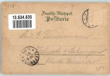 34474 W3549 Wrexen 1905 Gebrauchsspuren Gasthaus Kirche Lithographie