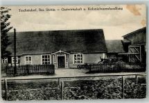 Wangerin Wegorzyno - Teschendorf Cieszyno Gasthaus Kolonialwarenhandlung Landpost