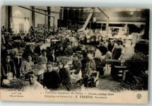 13000 Marseille 1919 - Ouvriers emballant des Dattes Womer packing Dates Ort handschriftlich