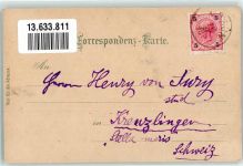 6542 Pfunds 1898 Gebrauchsspuren Gasthaus Pension Zur Post Eduard Senn Postkutsche Lithographie