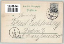 W1000 Berlin, unsortiert sign Klemm Kostümfest des Vereines Bau Gern Zum Fuchsloch Kunstgeschichte Berlin 1901 Künstlerkarte