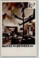 W2862 Worpswede Kaffee Architekt Prof. B. Hoetger Kunstgeschichte Worpswede