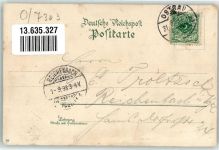 04749 O7303 Ostrau , Sachs 1898 Lithographie Gasthaus Zum wilden Mann