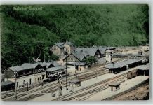 01737 O8223 Tharandt - Bahnhof Eisenbahn Dampflokomotive