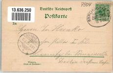 04910 O7904 Elsterwerda 1900 Lithographie Rathaus Bahnpost Berlin Zug 315