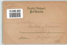 39279 O3404 Loburg b Magdeburg Lithographie Barbecks Hotel