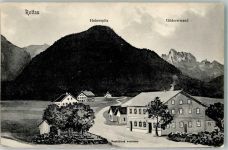 83224 W8215 Rottau , Chiemgau Lithographie Huberspitz Gödererwand