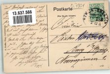 04895 O7901 Saxdorf 1911 Foto AK Bahnhof Gasthaus Deutscher Hof Kirche Pfarramt Bahnpost Berlin-Dresden Zg. 288