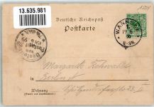 14547 O1501 Beelitz , Mark 1899 Lithographie Gasthaus Kastanien Wäldchen