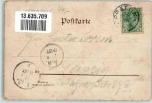04880 O7294 Dommitzsch Lithographie Gasthaus Zum Fährhaus Überfähre