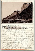 18546 O2331 Stubbenkammer 1898 Lithographie Vorläufer
