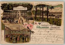 10115 O1197 Johannisthal 1905 Lithographie Gasthaus Gesellschaftshaus Waldkater Carl Wieland