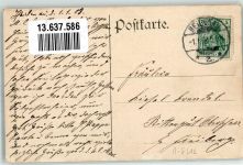 01809 O8312 Heidenau , Sachs 1908 - Alter Ortsteil Gasthaus zum Trompeter Fahrräder