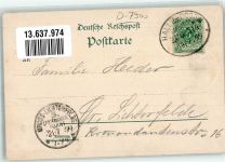 04895 O7900 Falkenberg , Elster 1899 Lithographie Kriegerdenkmal Bahnhof Anlagen Bahnhofsgasthaus