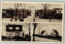10115 O1121 Heinersdorf - Familiengärten Schrebergatenanlage Kolonialwaren Wimmer Emailleschild MAGGI Siedlungsstraße