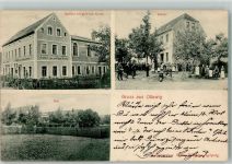 04720 O7301 Ottewig 1913 - Schule Gut Gasthaus zur Gold'nen Krone