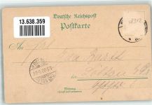 01809 O8312 Heidenau , Sachs 1902 Lithographie Gasthaus Heidenau Garten Speisesaal