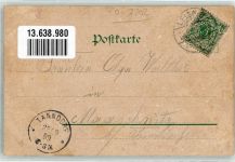 04703 O7321 Polditz 1899 Lithographie Oberförsterei Seidewitz Gasthaus Zum schwarzen Bär Kirche Schule Gasthaus Zum heiteren Blicj