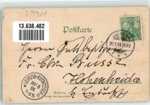 04916 O7901 Brandis , Schweinitzer Fließ 1901 Lithographie Leipziger Tonwaren-Fabrik Gasthaus zur Eisenbahn Bahnhof