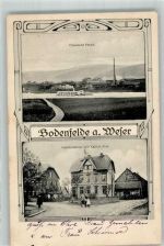 37194 W3417 Bodenfelde 1913 - Chemische Fabrik Bahnhofstraße Kaiserl. Post