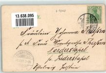 10115 W1000 Tempelhof 1905 Lithographie Garnision Lazarett II