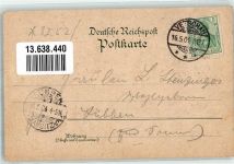 01640 O8270 Coswig b Dresden 1904 Lithographie Gasthaus Richter Dorfstraße Schule Bierkrug
