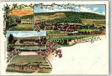37671 W3470 Ottbergen , Kr Höxter Lithographie Fürstenberg Nethe Viadukt Papierfabrik Klein Hamburg