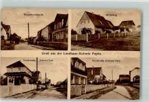 03099 O7501 Papitz - Landhaus Kolonie Wasserturmstraße Mittelweg Nordstraße
