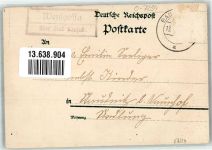 04655 O7234 Kohren-Sahlis Lithographie Schloss Rittergut Landpost Wenigossa über Bad Lauster
