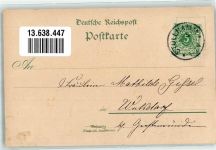 26969 W2890 Stollhamm 1899 Lithographie Hotel Harms Kriegerdenkmal Windmühle Post
