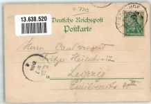 04564 O7202 Böhlen b Leipzig Lithographie Bahnhof Bahnhofsgasthaus Böhlen Gartenwirtschaft Kutsche Bahnpost Leipzig-Hof Zg. 245