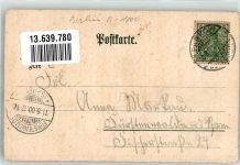 10115 O1100 Pankow 1900 Lithographie Realschule Amalfenpark Kirche Reise nach Pankow