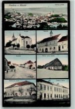 Mirotice Mirotitz 1915 - Rathaus Städt. Schule Allgemeine Schule