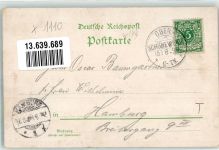 10115 O1190 Niederschöneweide 1899 Lithographie Gasthaus Ostend Spreeufer Salondampfer