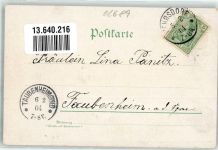 02689 O8608 Wehrsdorf 1904 Lithographie Ober-Wehrsdorf Nieder-Wehrsdorf Schulhaus
