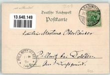 39579 O3501 Badingen b Stendal 1899 Lithographie Rittergut Park Pfarrhaus
