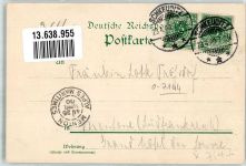 04435 O7144 Schkeuditz 1900 Lithographie Gasthaus Waldkater Alfred Schmidt Fahrrad