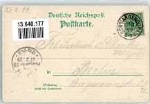 10115 W1000 Schmargendorf 1899 Lithographie Gasthaus Wilder Eber