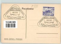 Graudenz Grudziadz 1935 - 1. Philatelistische Ausstellung Sonderstempel