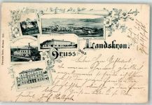 Lanskroun Landskron 1903 - K.k. Tabakfabrik k.k.Gymnasium