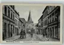 Münsterberg i Schl Ziebice - Patschkauerstraße mit Torturm