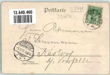 39606 O3541 Giesenslage 1901 Lithographie Schloß Hannenberg Gasthaus Müller Molkerei Waldsee