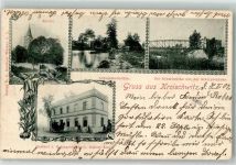 Kroischwitz Kraszowice 1902 - Kieche Schlemmermühle Boberbrücke mit Gasthaus Schlagschänke