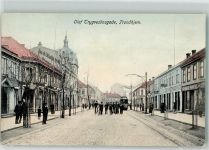Trondheim Trondhjem - Olaf Trygvesönsgade Straßenbahn Fahrrad