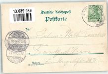 63697 W6476 Hirzenhain , Wetteraukr 1904 Lithographie Hotel Jungmann Villa Buderus Kaiser-Denkmal Bahnpoststempel