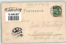 31061 W3220 Hörsum 1903 Lithographie Schule Kirche Gasthaus Pförtner