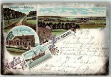 Apenrade Aabenraa 1899 Lithographie Schützenhof Hafen